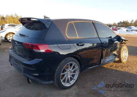 2022 Volkswagen Golf Gti 2.0T S z USA, uszkodzony, nr VIN WVWG87CD6NW165375